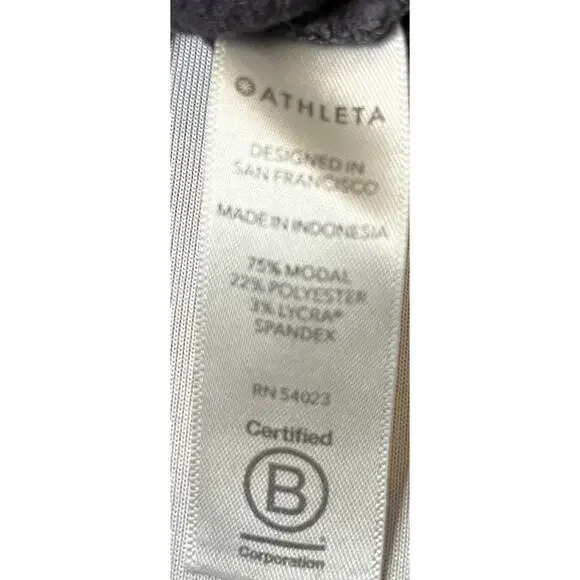 Athlete Cheetah Print Gray Pullover Sweatshirt Size Large - Picture 5 of 8